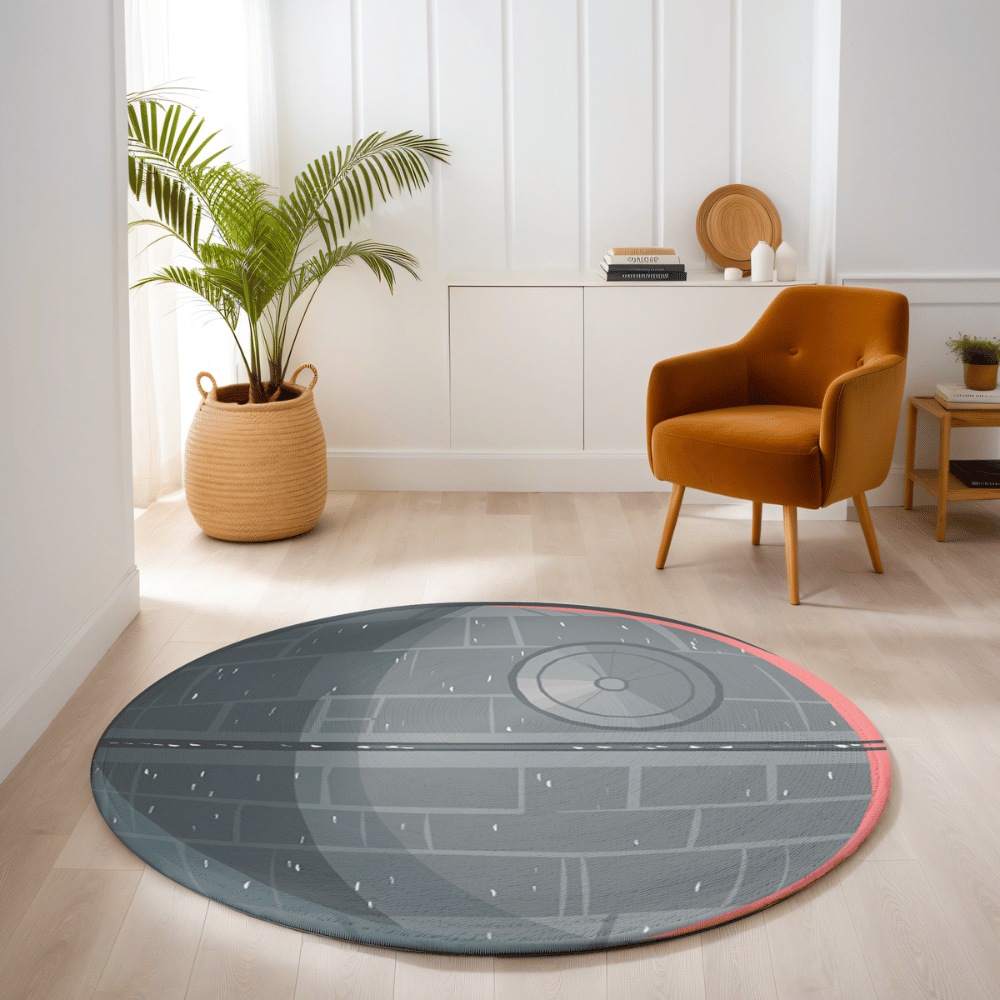 star wars death star rug