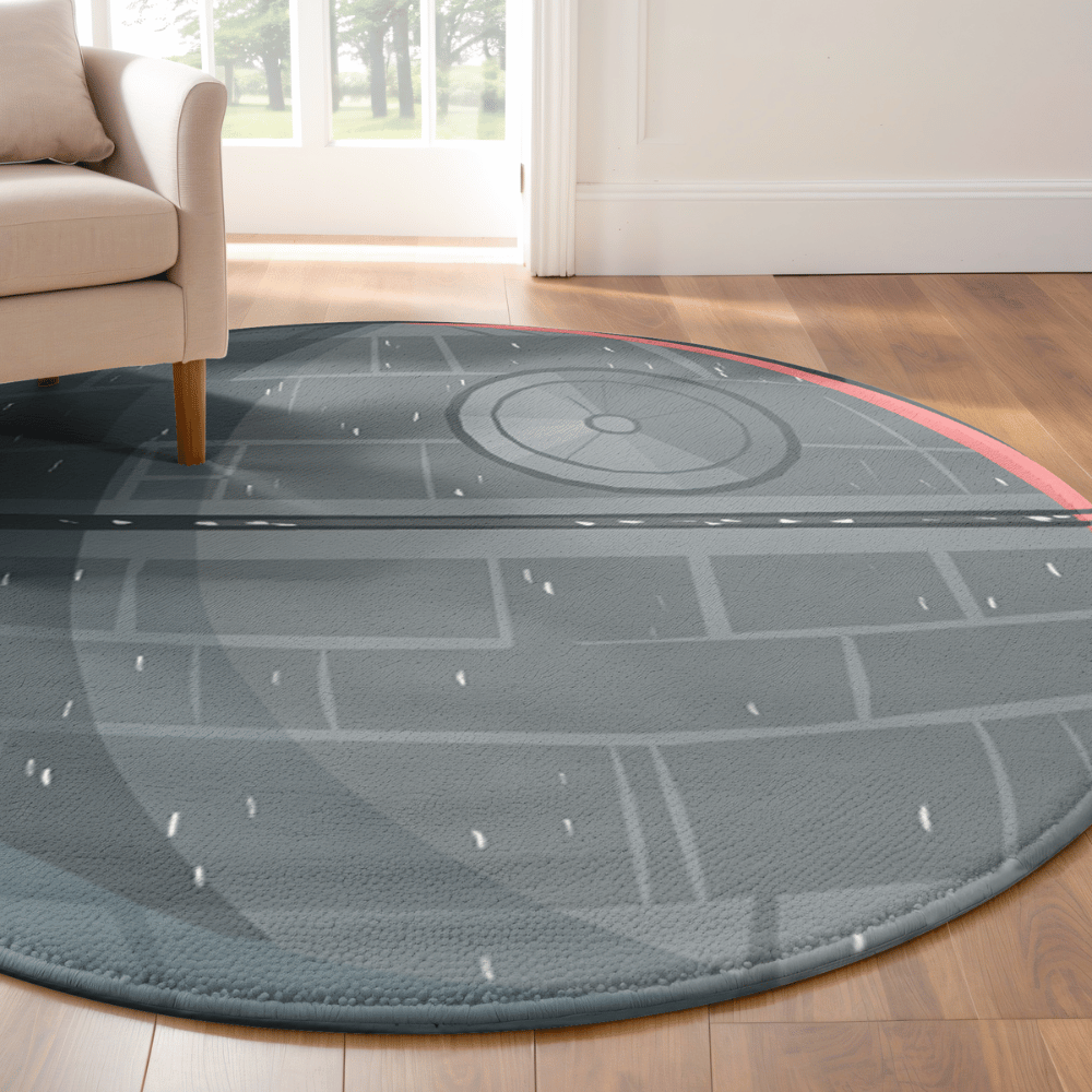 star wars death star rug