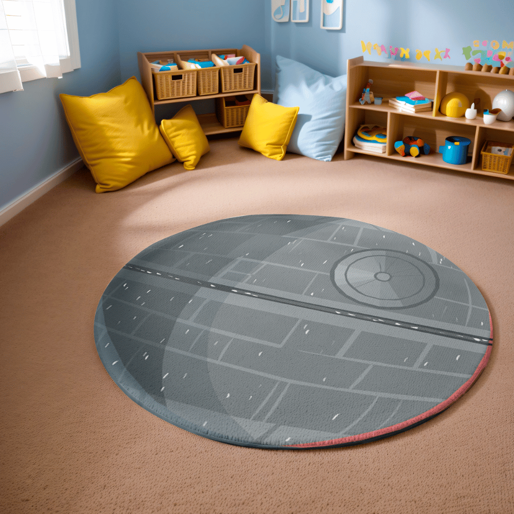 star wars death star rug