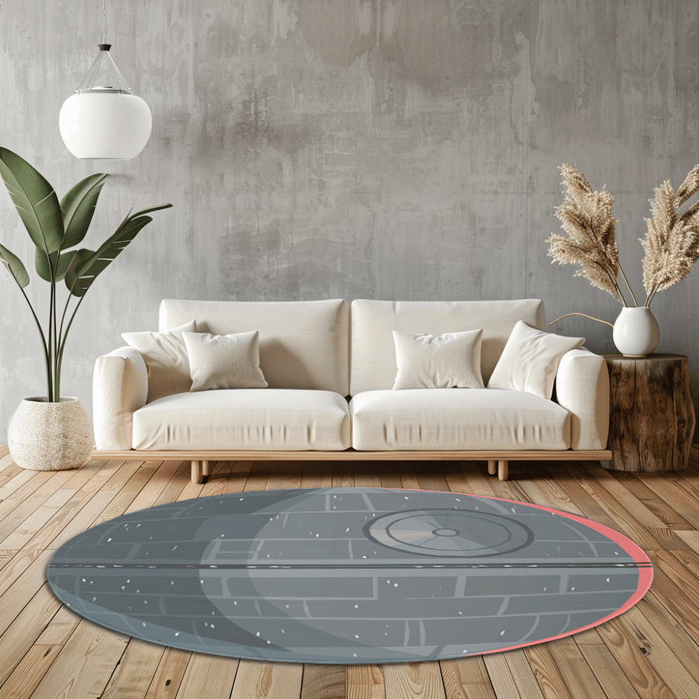 star wars death star rug
