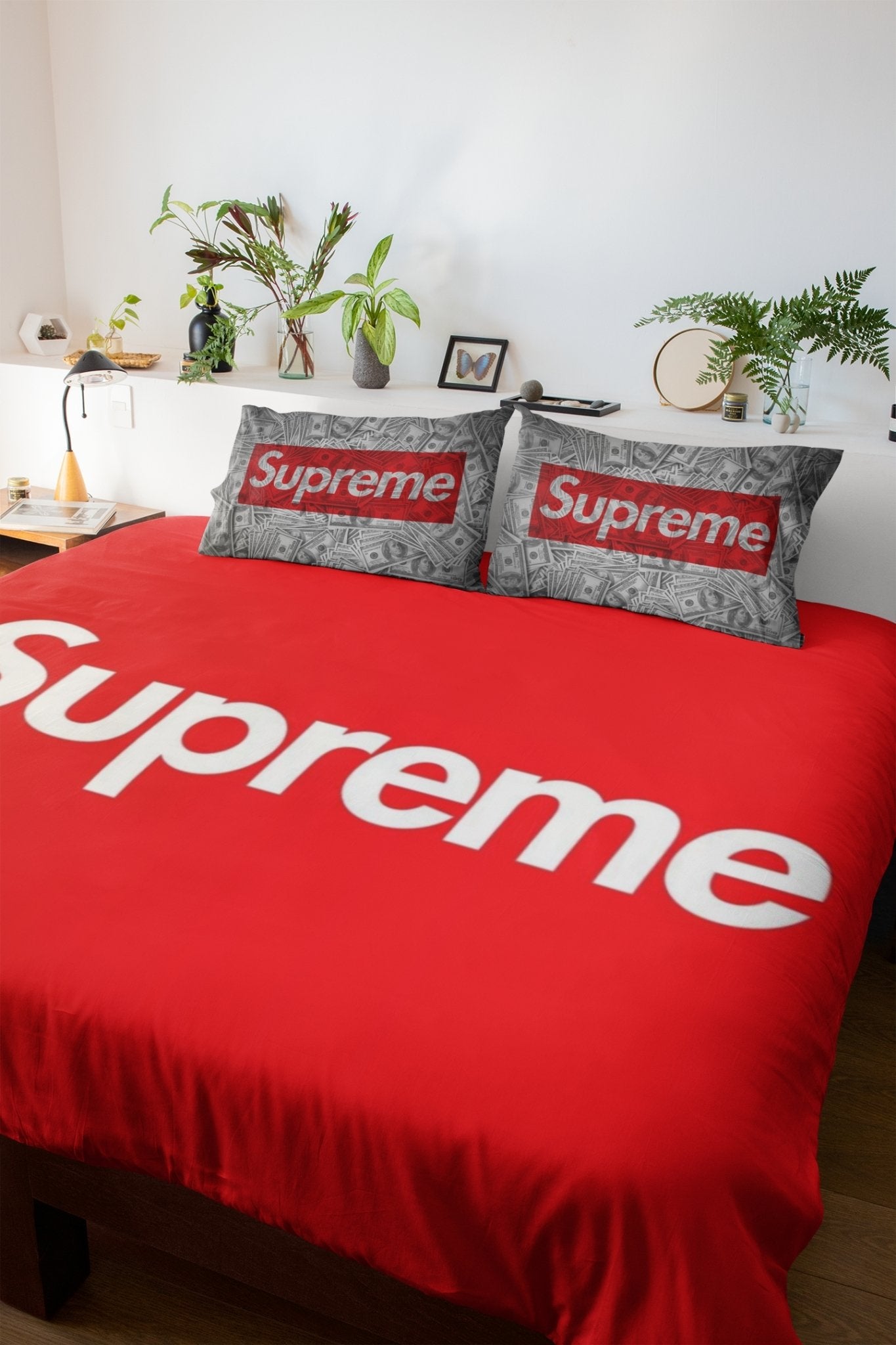 Supreme Print Bedding Set - Duvet, Bedspread With 4 Pillowcases