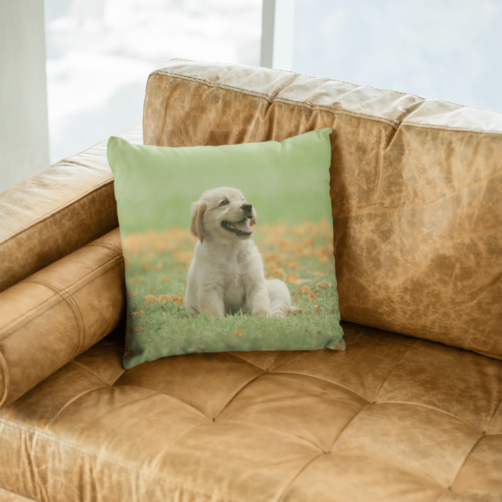 personalised photo cushion print