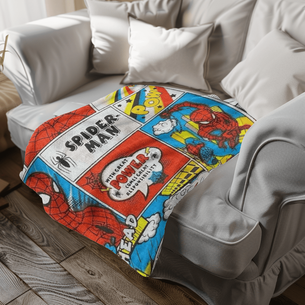 personalised photo throw blanket