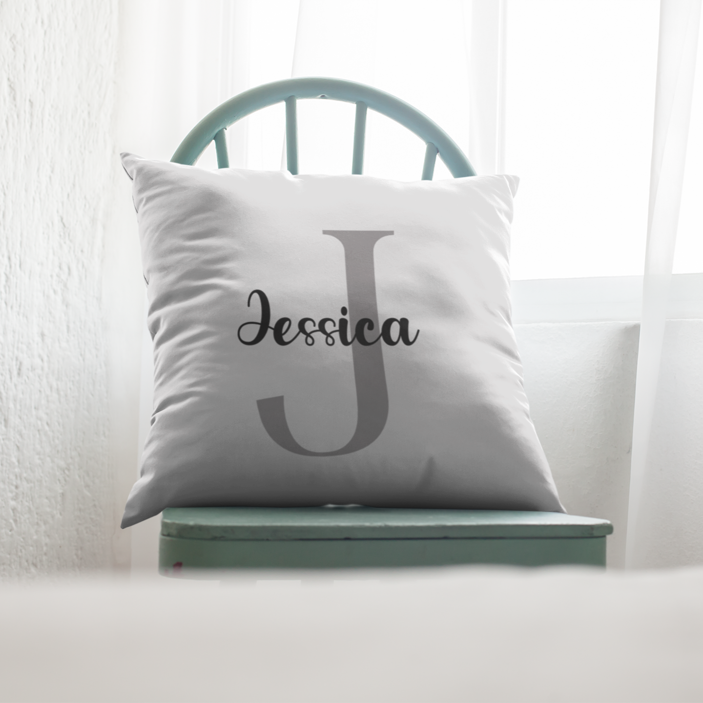 Personalised Cushion - Any Initial & Name