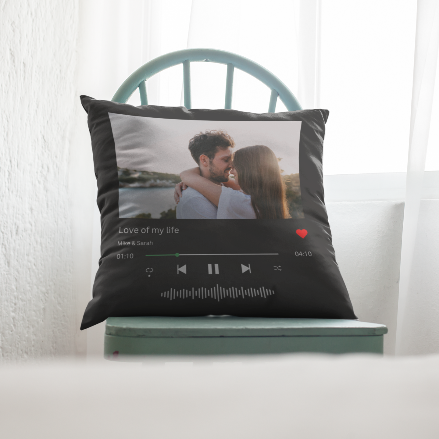 personalised photo cushion