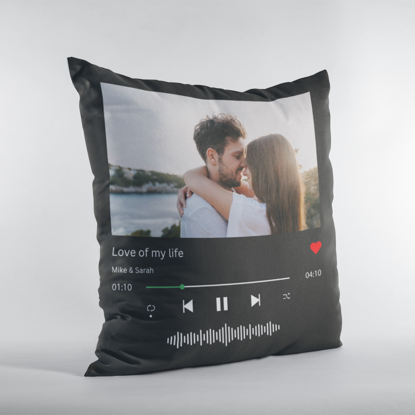 personalised photo cushion