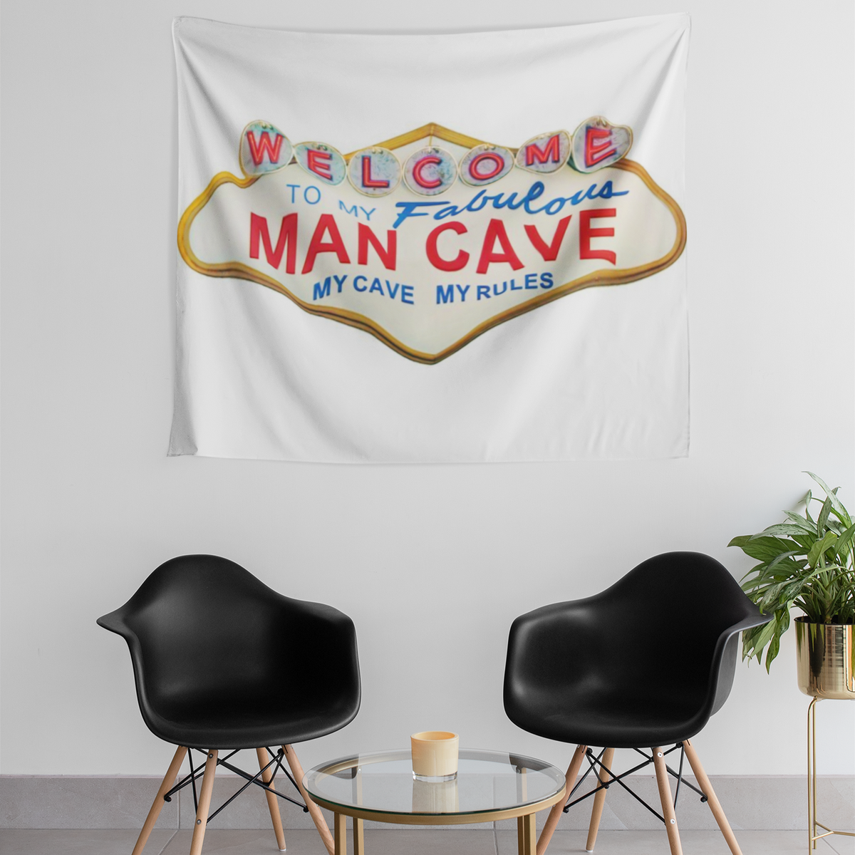 Mancave Entrance Tapestry