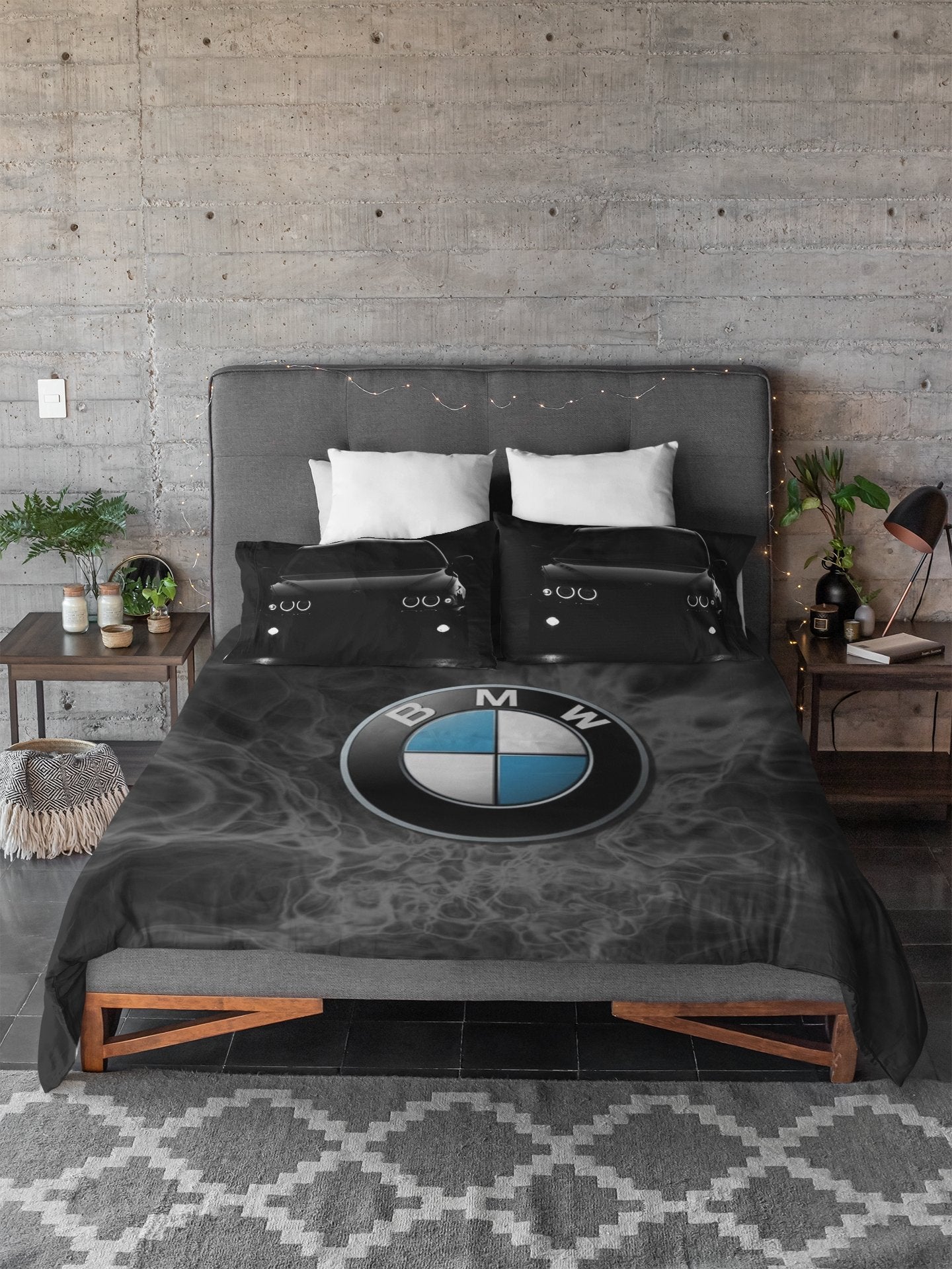 Duvet Cover featuring BMW Logo, Pillows Featuring M3