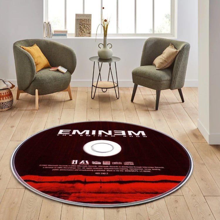 Eminem Circular/Round CD Rug/Carpet/Mat