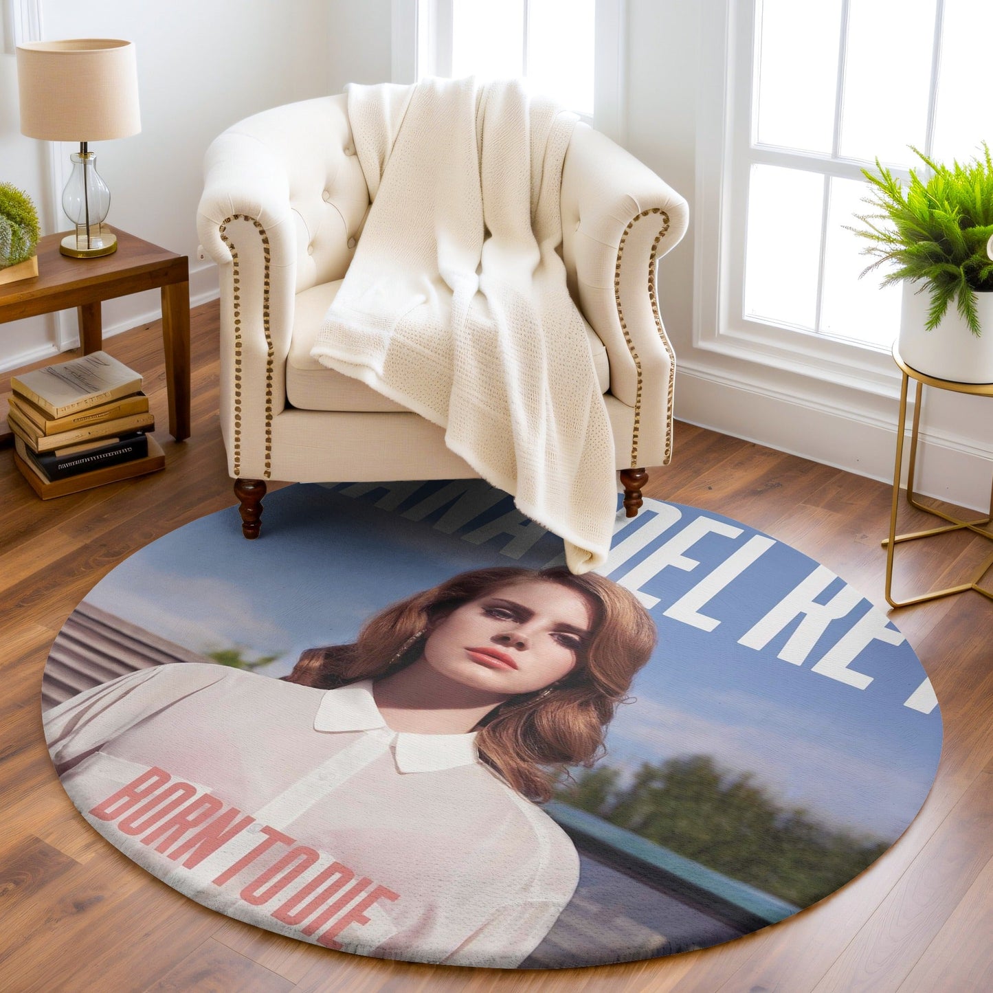 Lana Del Rey Rug, Modern Luxury Round Rugs