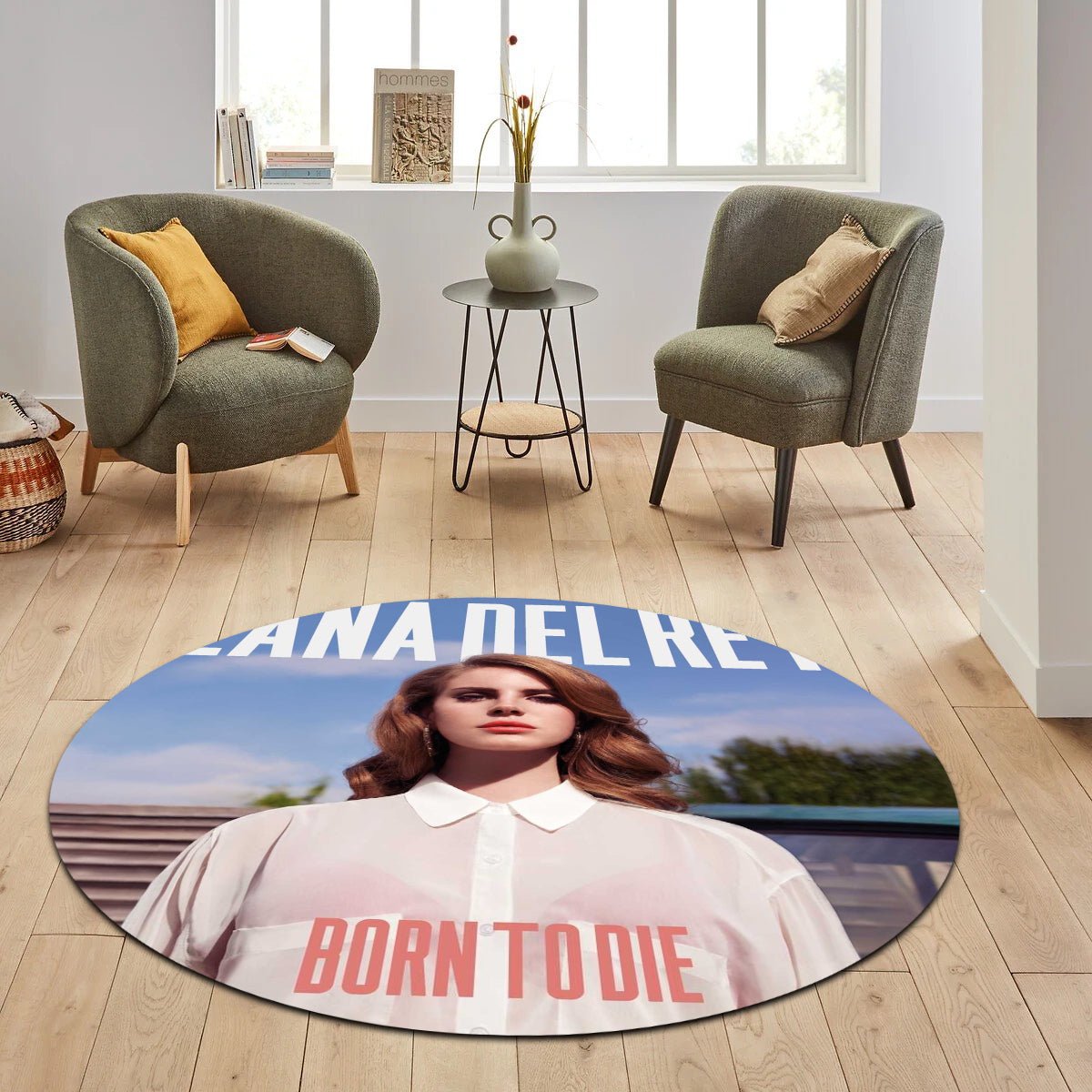 Lana Del Rey Circular/Round CD Rug/Mat/Carpet