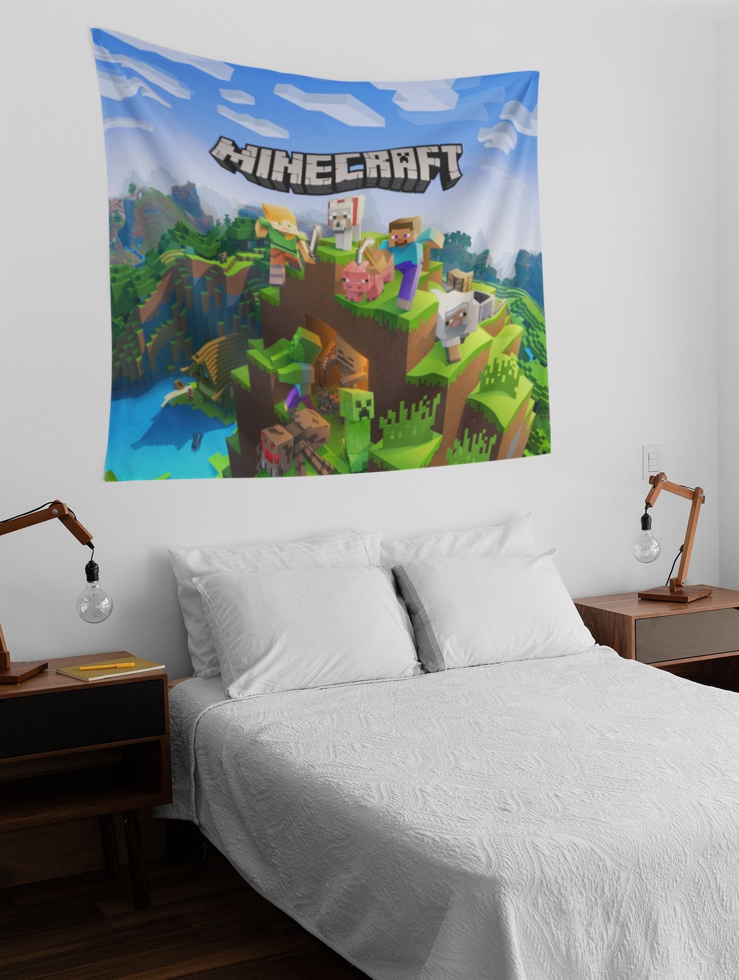 Minecraft Gaming Tapestry