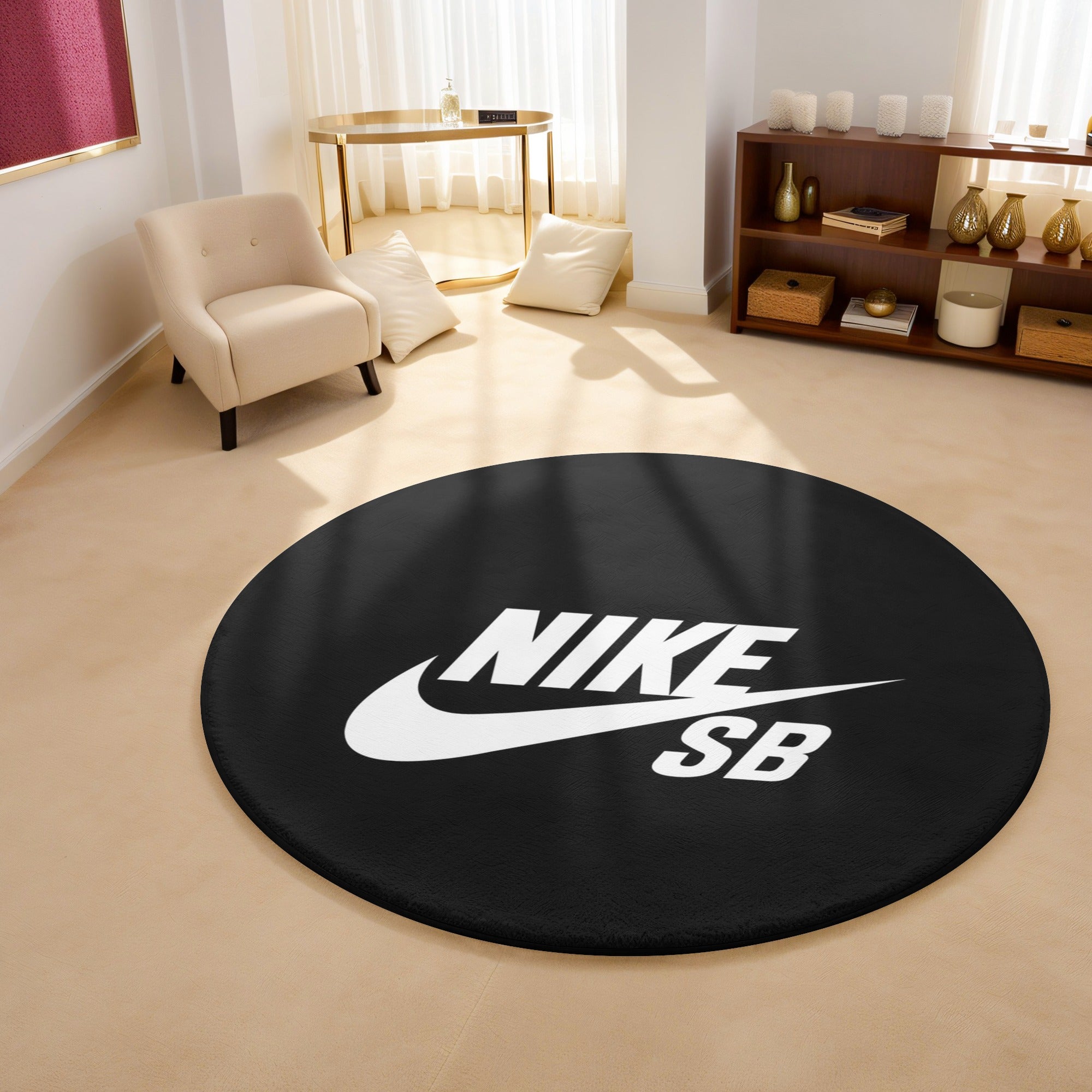 Nike Circular/Round Rug/Carpet/Mat