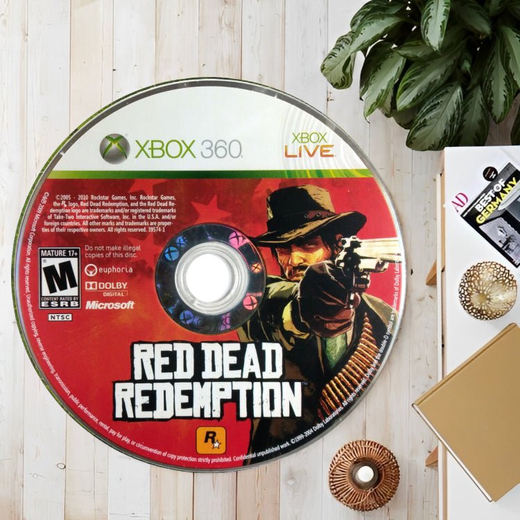 Red Dead Redemption Circular/Round CD Rug/Carpet/Mat