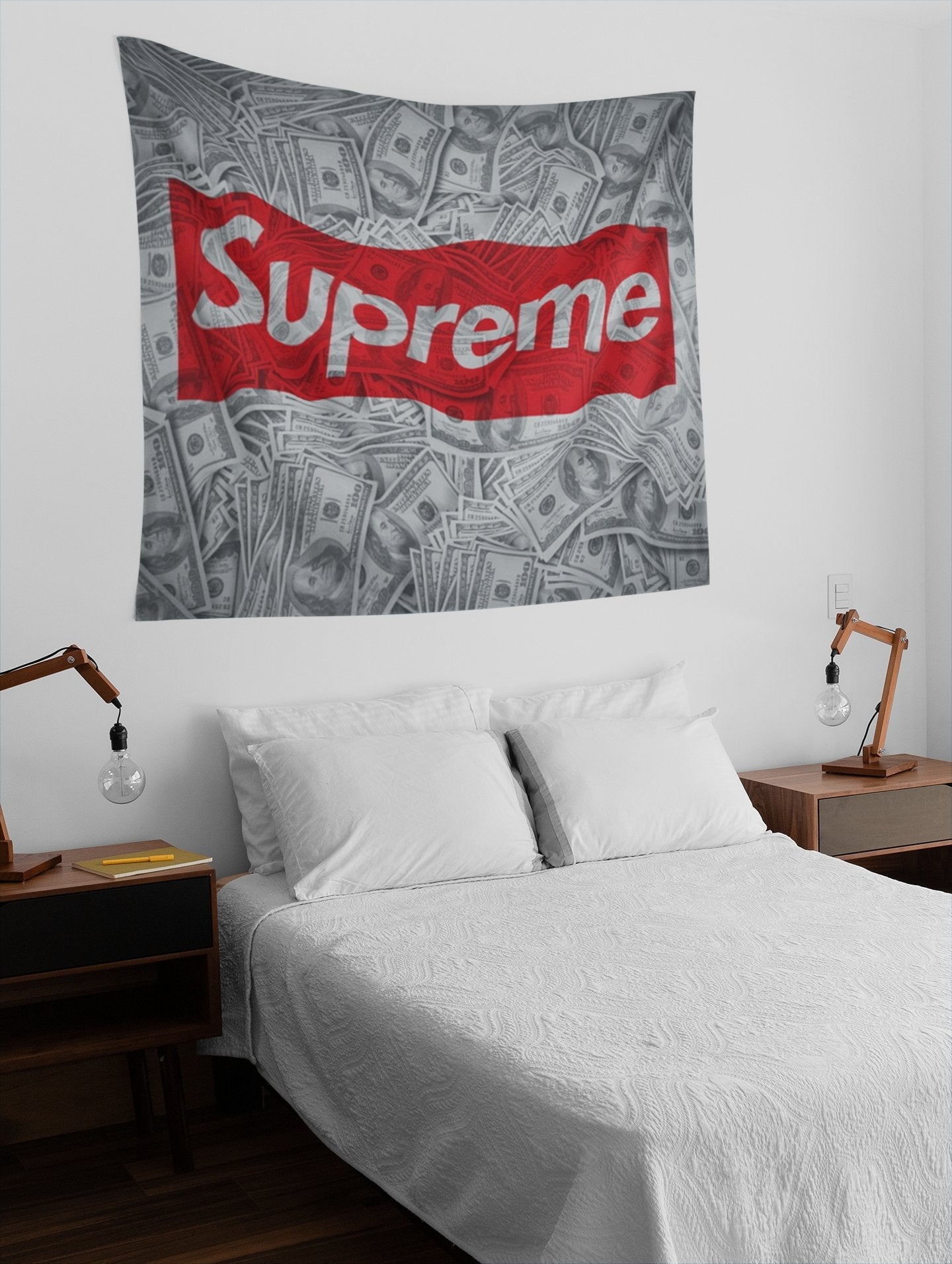 Wall Decor Tapestry Featuring Supreme