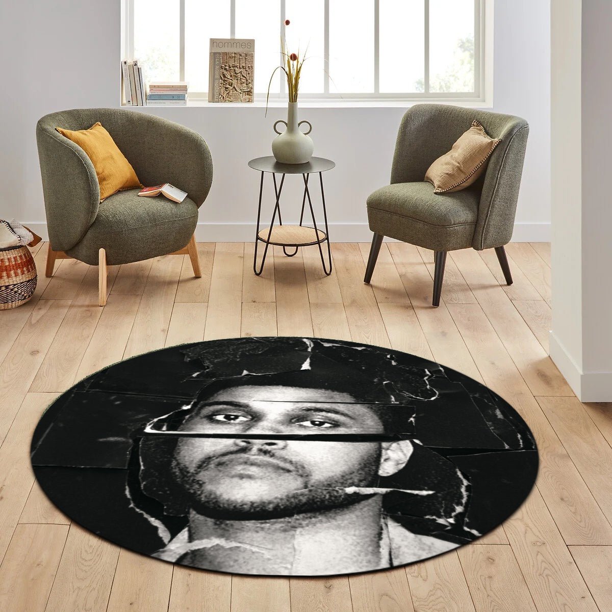 The Weeknd Circular/Round Rug/Carpet/Mat